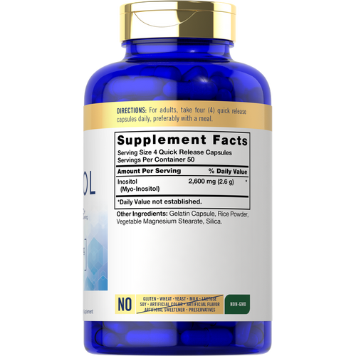 View 2 Inositol 2600mg | 200 Capsules