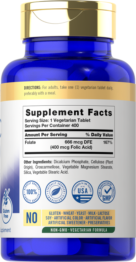 Folic Acid 400mcg | 400 Tablets