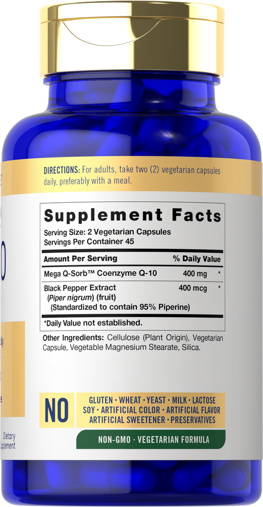 CoQ10 400mg per serving | 90 Capsules
