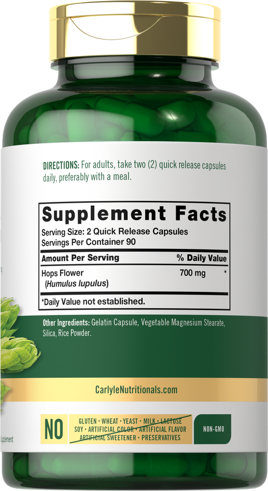 Hops 700mg | 180 Capsules