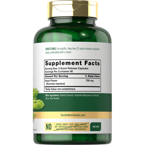 View 2 Hopfen 700 mg pro Portion | 180 Kapseln