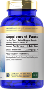 Glycine 1000mg | 90 Capsules