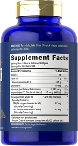 Cod Liver Oil 1245mg | 250 Softgels