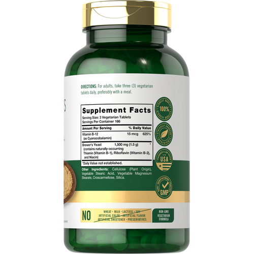 View 2 Levadura de Cerveza 1500mg por porción | 500 Tabletas