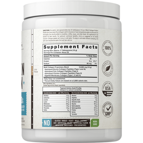 View 2 Proteína de Colágeno Múltiple | Polvo de 9oz