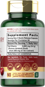 Load image into Gallery viewer, Tart Cherry Extract 3600mg | 200 Capsules
