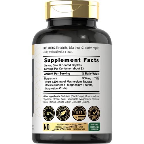 View 2 Magnesium Taurat 1500 mg pro Portion | 250 Tabletten