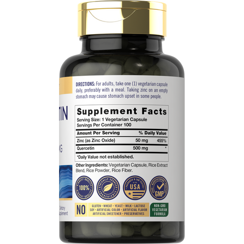 View 2 Quercetin 500mg | 100 Capsules