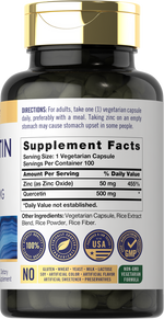 Load image into Gallery viewer, Quercetin 500mg | 100 Capsules
