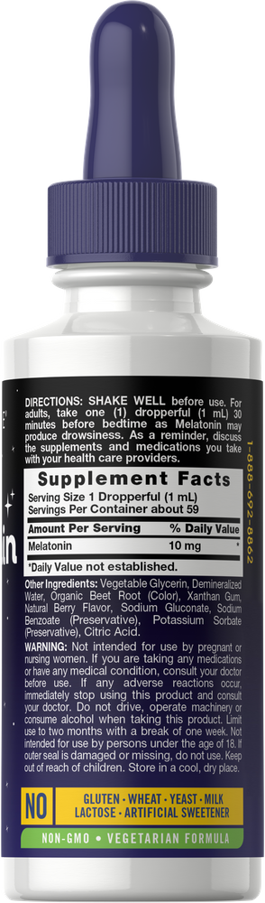 Melatonin 10mg | 2 fl oz Liquid Drops