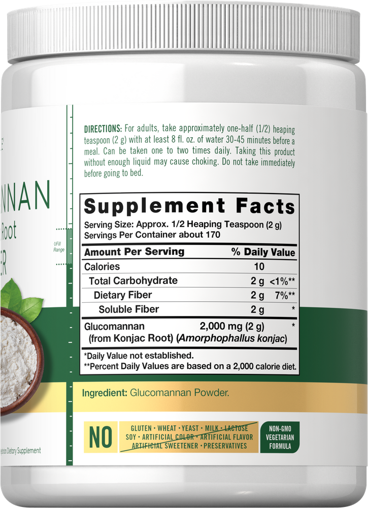 Glucomannan 2000mg | 12oz Powder