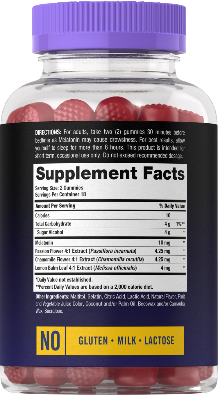 Melatonin 10mg | Strawberry Flavor