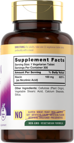 Load image into Gallery viewer, Niacin 100mg | 300 Tablets
