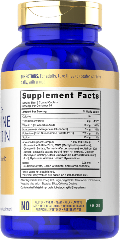 Glucosamine Chondroitin Complex 4050mg per serving | 200 Caplets