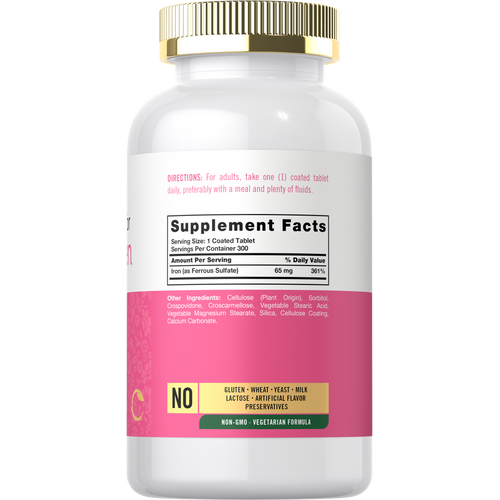 View 2 Hierro para Mujeres 65mg | 300 Tabletas