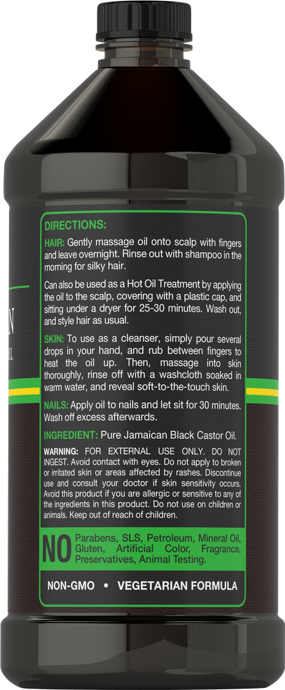 Jamaican Black Castor Oil | 16oz Liquid