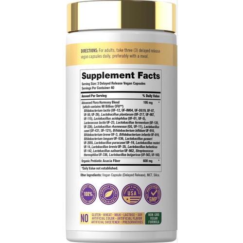 View 2 Probiotics 90 Billion CFU | 120 Capsules