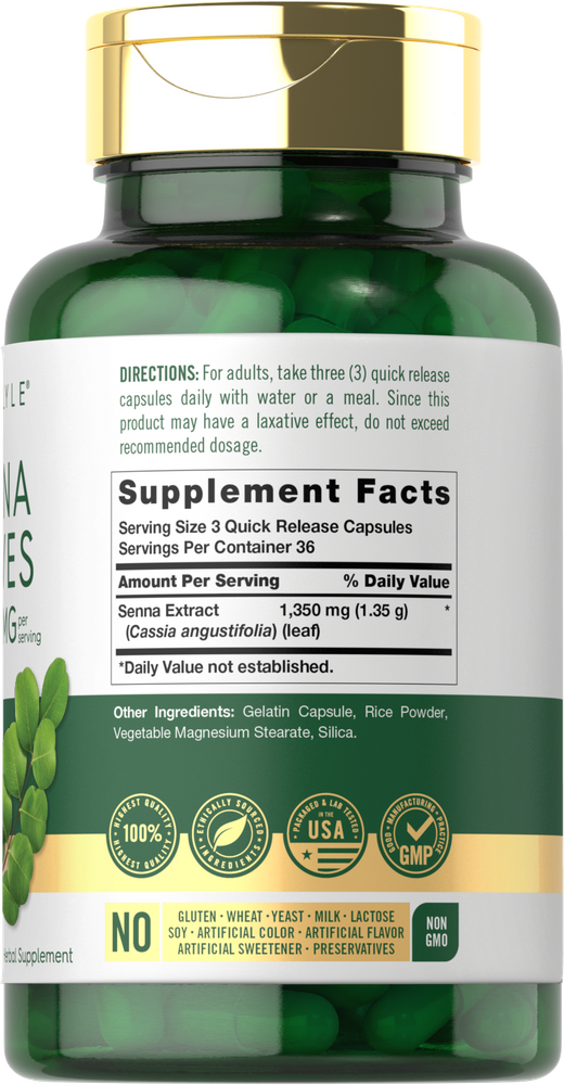 Senna Leaves | 1350 mg