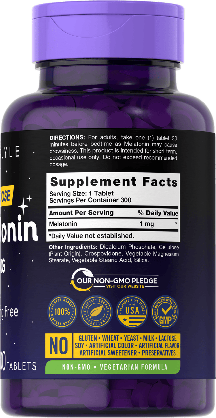 Melatonin 1mg | 300 Tablets
