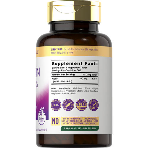 View 2 Niacin 100mg | 300 Tablets