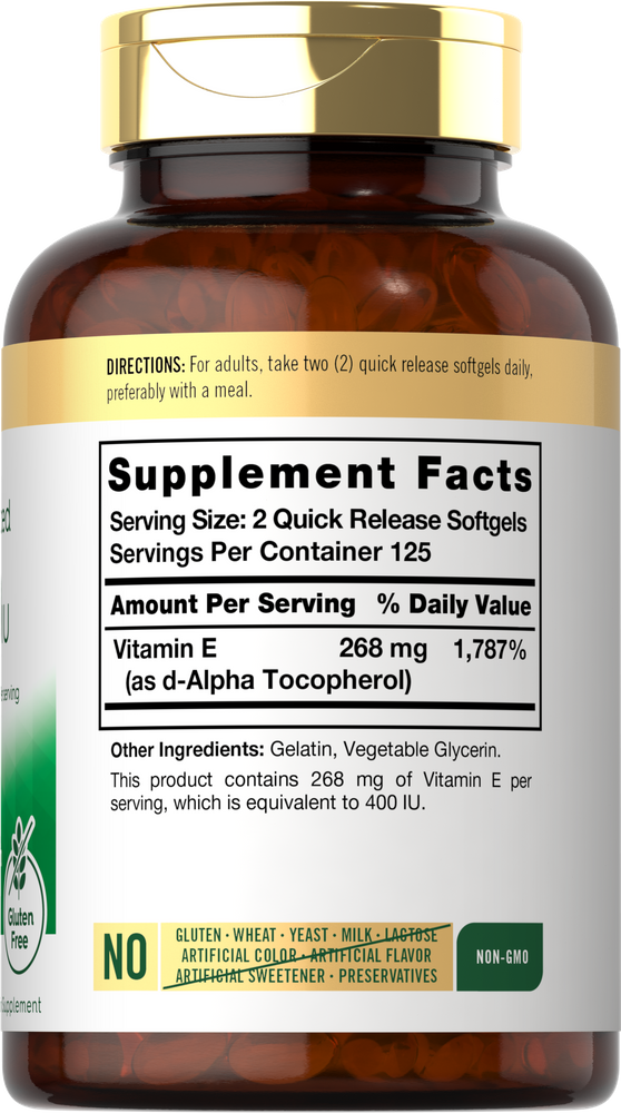 Vitamin E 400IU | 250 Softgels