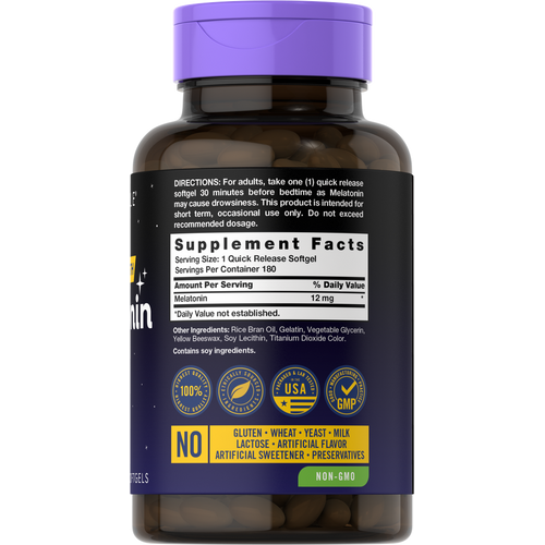 View 2 Melatonin 12mg | 180 Weichkapseln