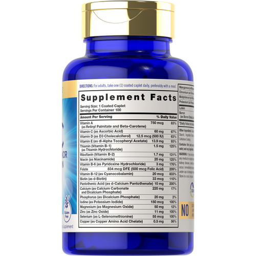 View 2 Multivitamin for Adults 60 Plus | 100 Caplets