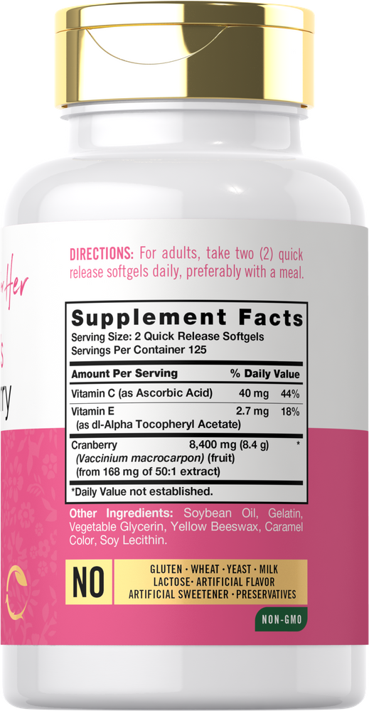 Cranberry | 250 Softgels