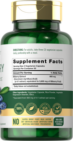 Load image into Gallery viewer, Bilberry Extract 3600mg | 150 Capsuels
