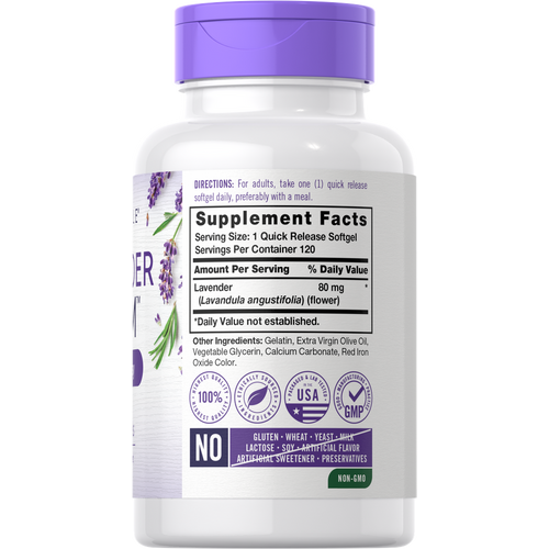 View 2 Lavender 80mg | 120 Softgels