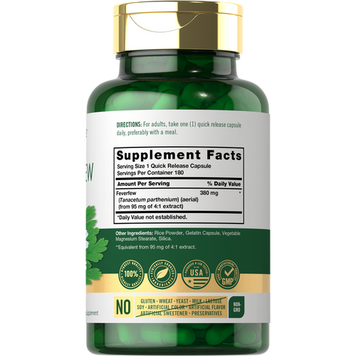 View 2 Feverfew | 180 Capsules
