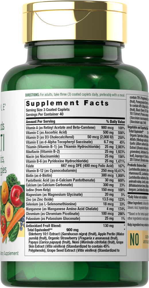 Obst & Gemüse | 120 Tabletten