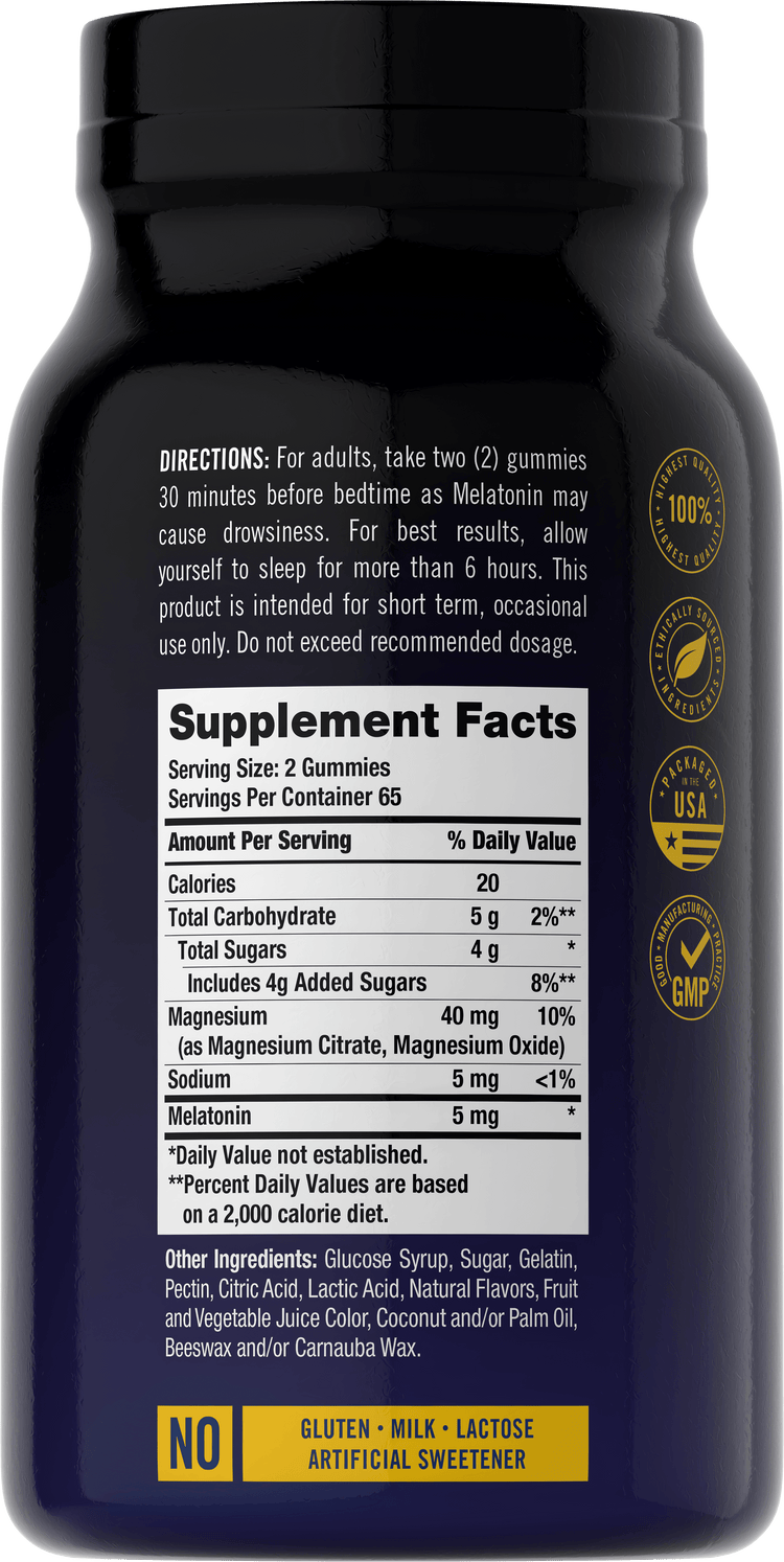 Melatonin 5mg | Mixed Berry Flavor