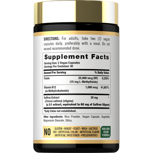 View 2 L Methylfolate 15mg | 60 Capsules