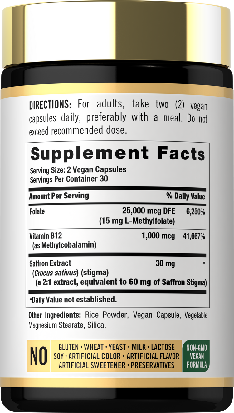 L Methylfolate 15mg | 60 Capsules