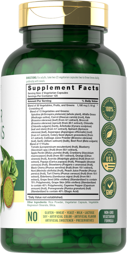 Super Greens | 250 Capsules