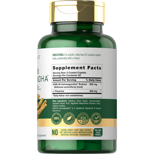 View 2 KSM-66 Ashwagandha 600mg por porción | 120 Cápsulas