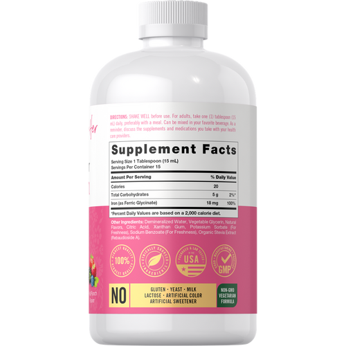 View 2 Iron | 8oz Liquid Drops