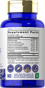Trace Minerals | 200 Tablets