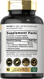 Load image into Gallery viewer, Magnesium Taurate 1500mg | 250 Tablets
