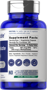 L-Methylfolate 400mcg | 120 Capsules