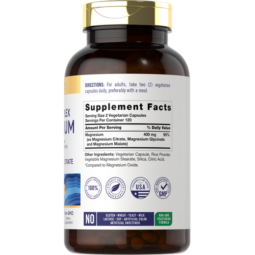 View 2 Triple Magnesium Complex 400mg | 240 Capsules