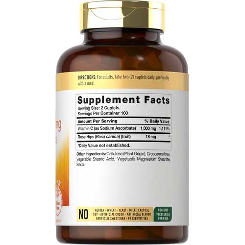 View 3 Vitamin C 500mg per serving with Rose Hips | 200 Tablets