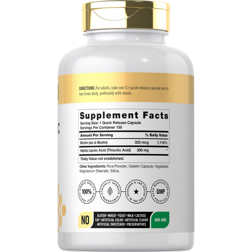 View 2 Alpha Lipoic Acid 300mg | 150 Capsules