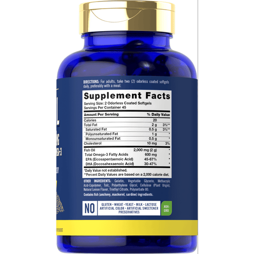 View 2 Fish Oil 2000mg per serving | 90 Softgels