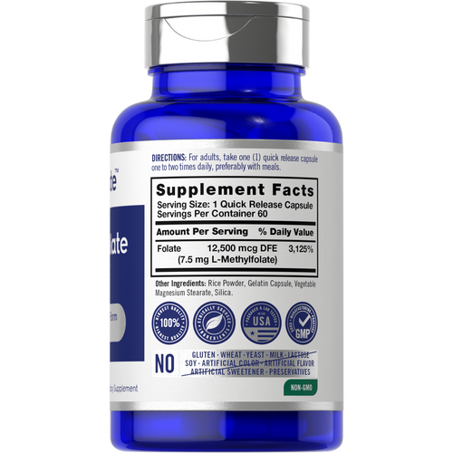 View 2 L-Méthylfolate 7,5 mg | 60 Capsules
