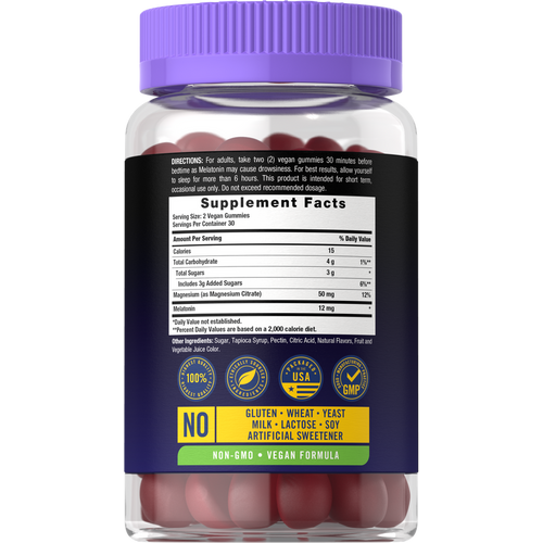 View 2 Melatonin 12mg | 60 Gummies