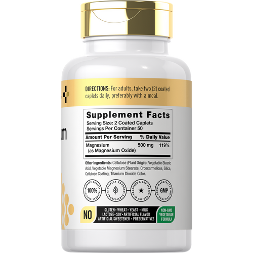 View 2 Integratore di Magnesio 500mg | 100 Compresse Rivestite