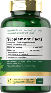 Parsley Leaf 1200mg | 300 Capsules