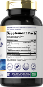 Calcium Magnesium Zinc with Vitamin D3 and Boron | 300 Caplets